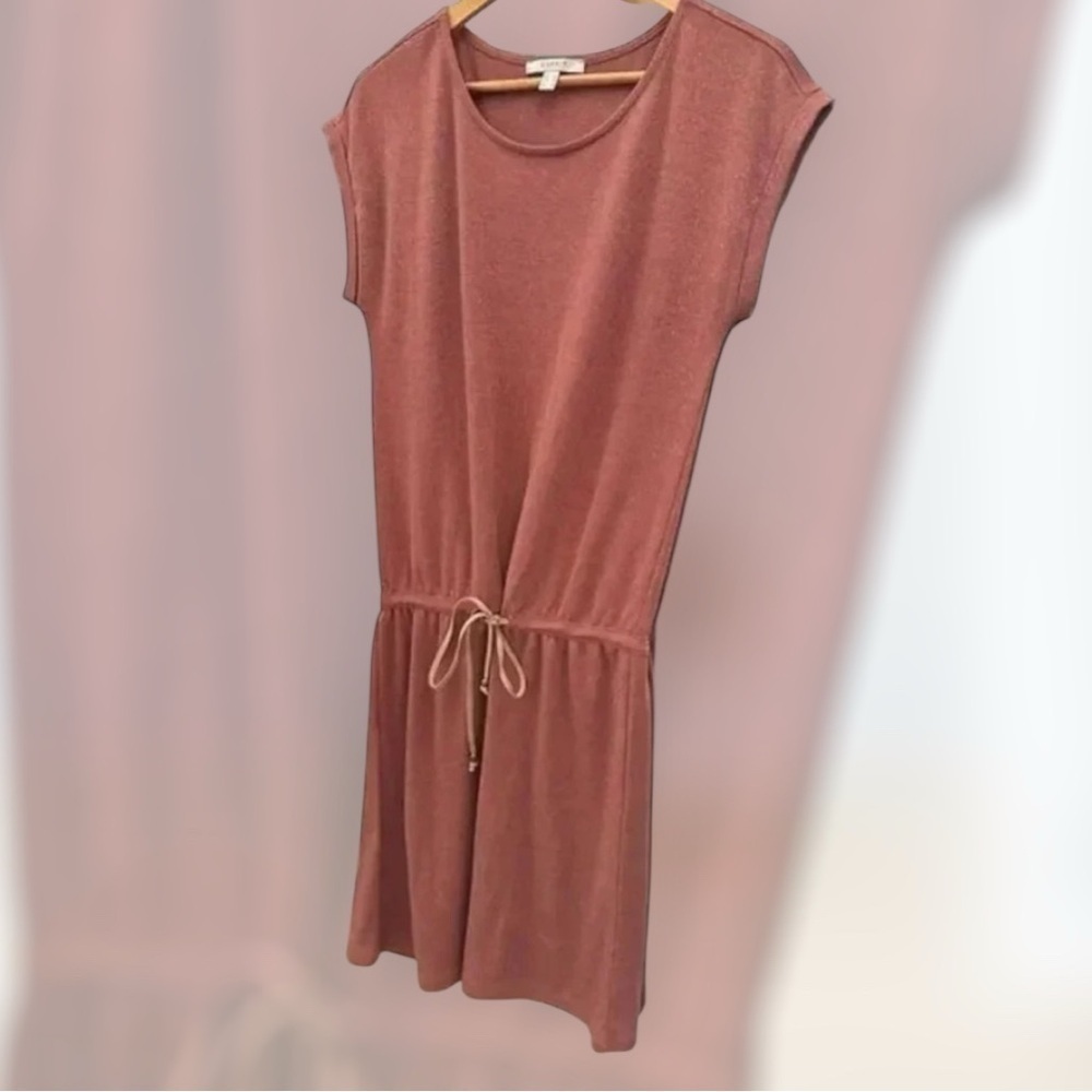 Espirit Metallic Drawstring Dress Size XS